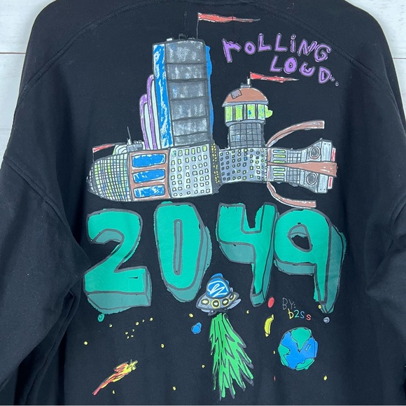 Rolling Loud 2049 Sweatshirt Medium - Picture 4 of 8